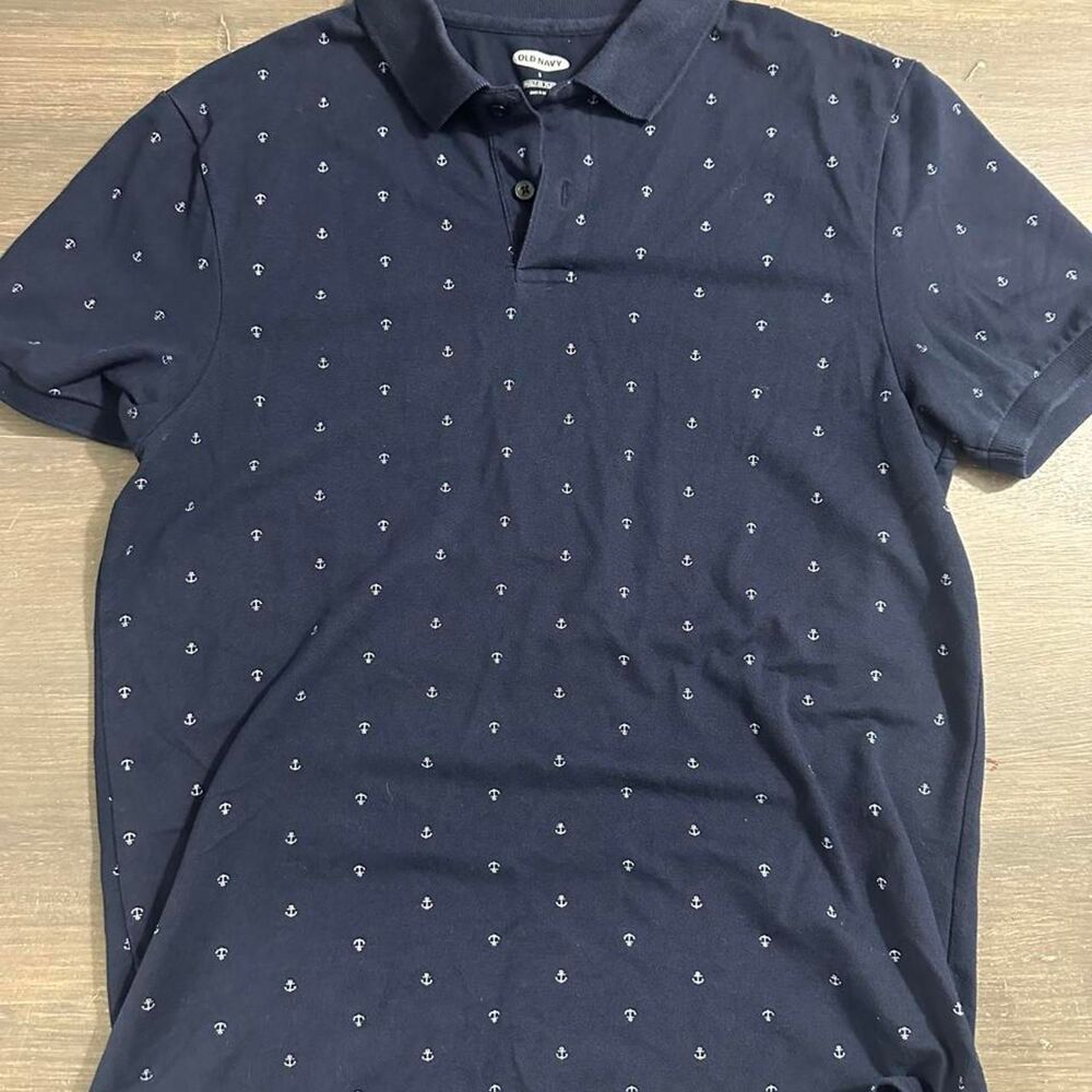 Old-navy Men's Navy and Blue Polo-shirts